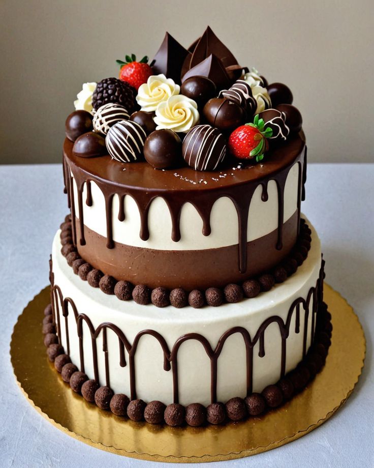 Bolo de Crows com chocolate